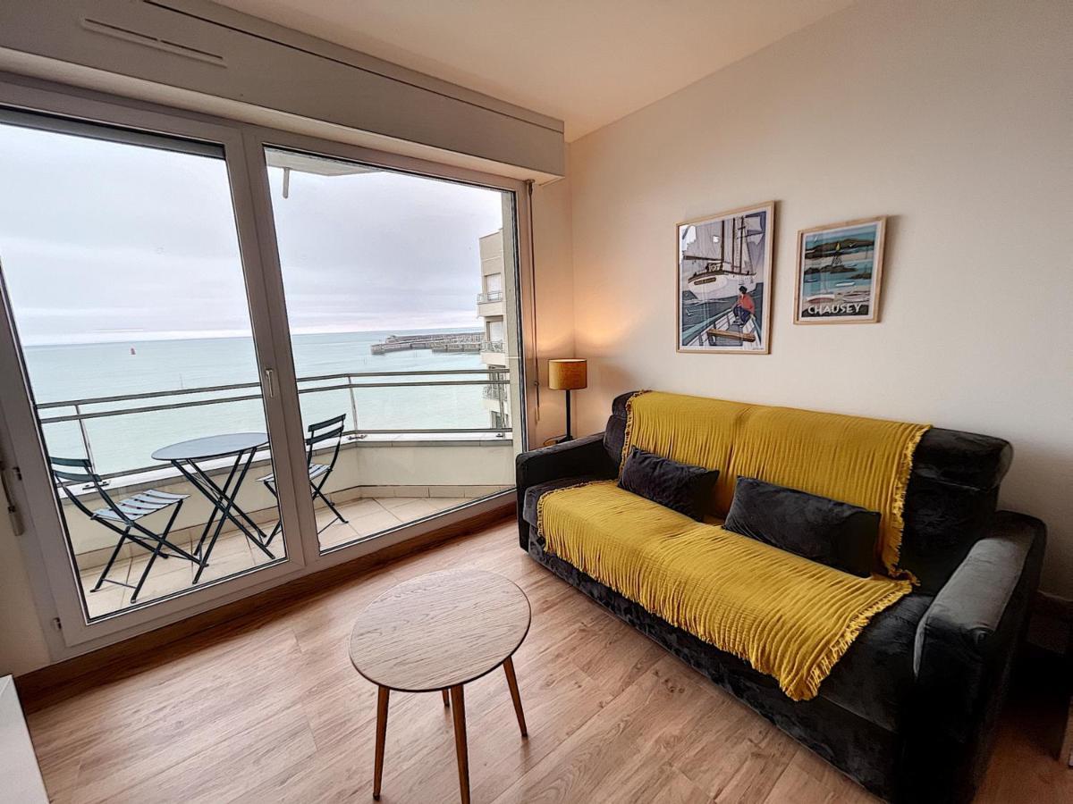 Charmant T2 En Front De Mer, 4 Pers., Ascenseur, Garage, Wi-Fi - Fr-1-361-383 غرانفيل المظهر الخارجي الصورة